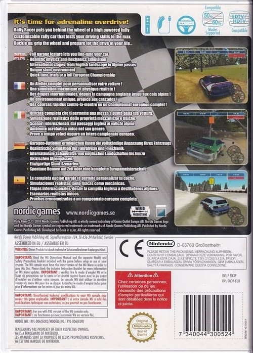 Rally Racer - Wii (B Grade) (Genbrug)
